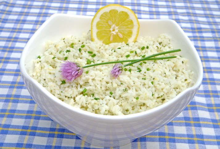 Lemon Chive Rice