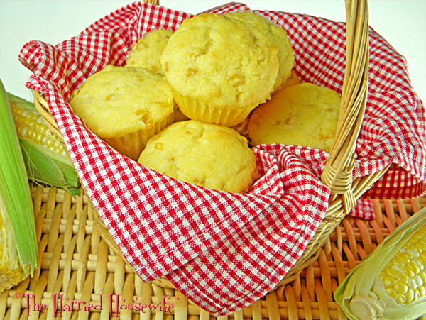 Easy Whole Kernel Cornbread Muffins