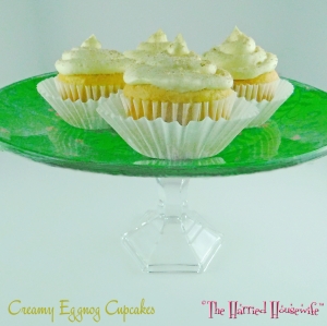 Creamy Eggnog Cupcakes (from Cooking, Baking, and Making)